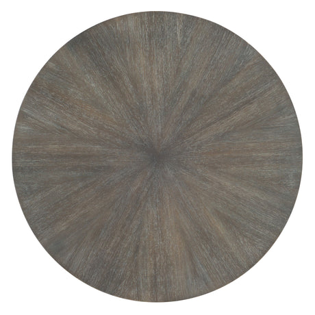 Commerce And Market - Round End Table - Dark Gray