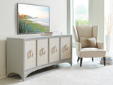 Studio Designs - Newbury Park Raffia Media Console - Gray