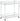 Chaseton - Clear / Silver Finish - Bar Cart