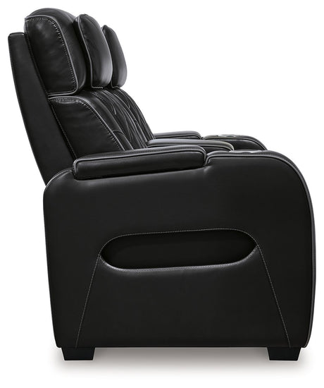 Boyington - 2 Pc. - Power Reclining Sofa And Loveseat - Black