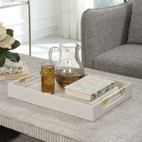 Wessex - White Shagreen Tray