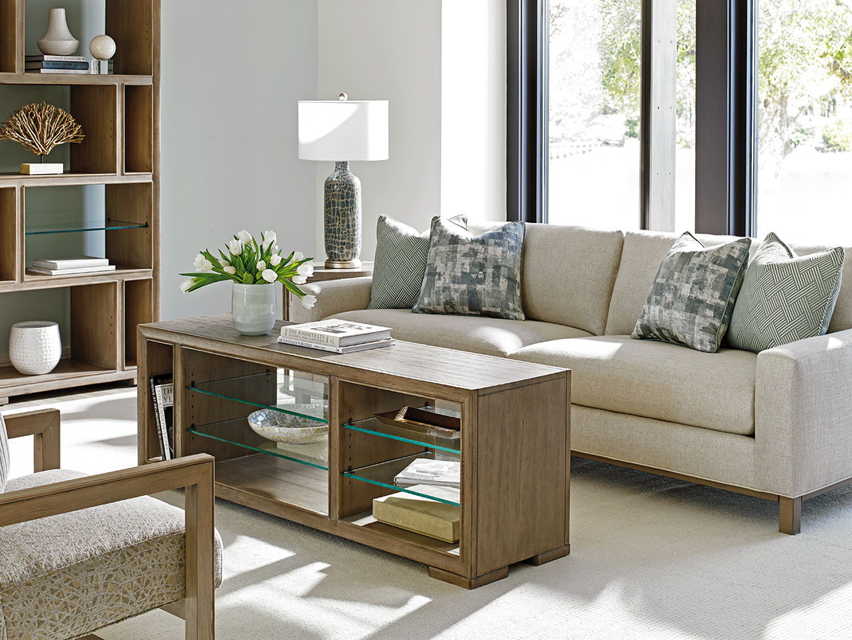 Shadow Play - Spotlight Media Console - Light Brown