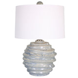 Waves - Blue & White Accent Lamp