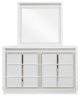 Chalanna - Dresser And Mirror - White