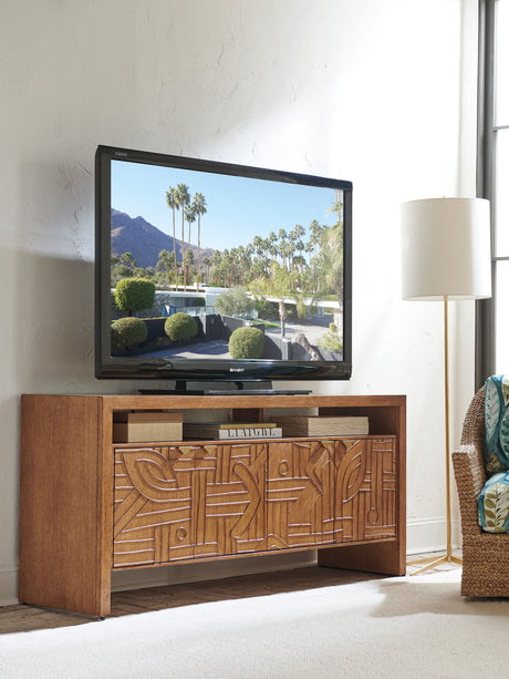 Palm Desert - Manning Media Console - Dark Brown