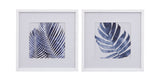 Leaves - Canvas Art (Set of 2) - White