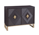 Allamar - Hospitality Cabinet - Boho Black / Gold