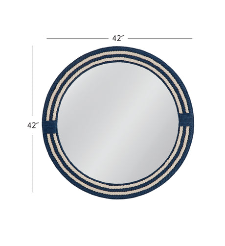 Helm - Wall Mirror - Blue