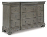 Lexorne - Dresser - Gray