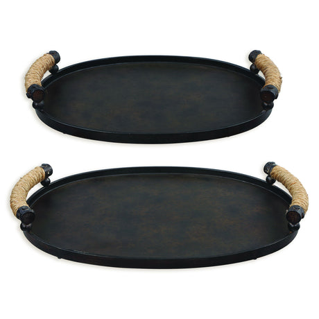 Viggo - Bronze Trays (Set of 2)