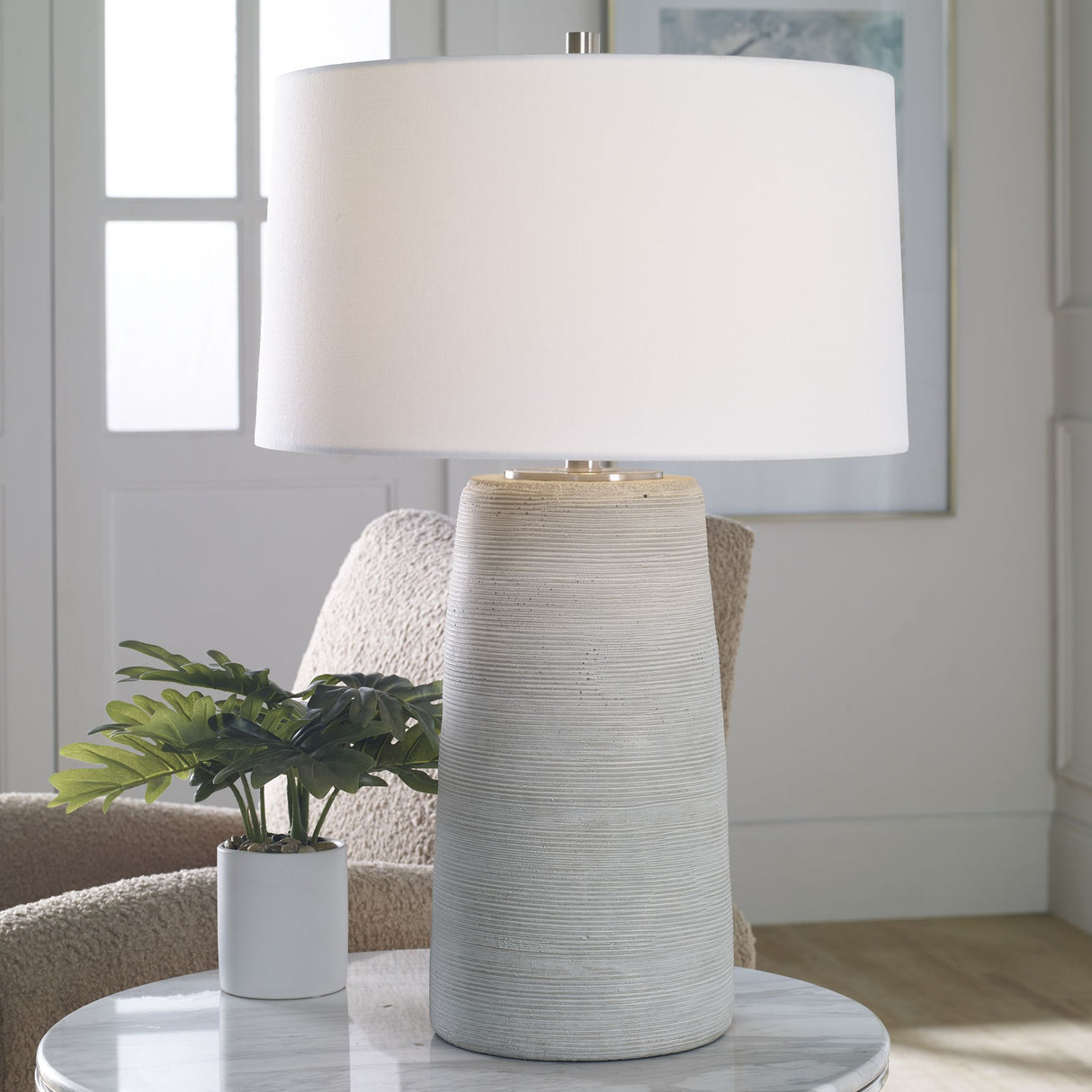 Mountainscape - Table Lamp - Silver