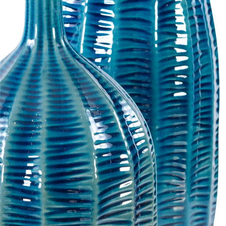 Bixby - Vases, Set Of 2 - Blue