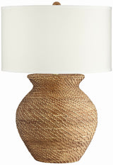 Tinley - Table Lamp - Brown Weave