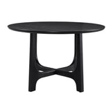 Dunnigan - Round Dining Table - Black