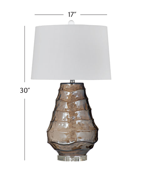 Monaco - Table Lamp - Light Brown / White