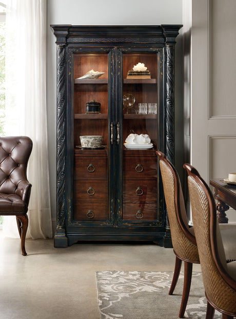 Charleston - Display Cabinet - Black