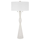 Sharma - Stone Table Lamp - White