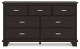 Covetown - Dresser - Dark Brown