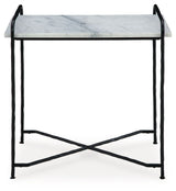 Ashber - White / Black - Accent Table