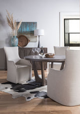 Signature Designs - Juliet Arm Chair With Casters - Gray