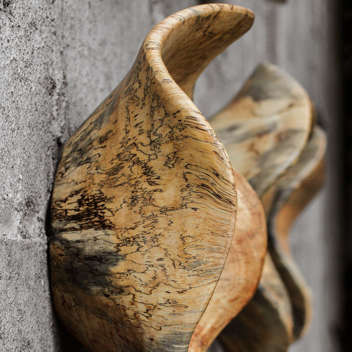Tamarine - Wood Wall Art, Set Of 3 - Light Brown