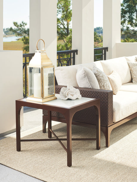 Abaco - End Table - Dark Brown