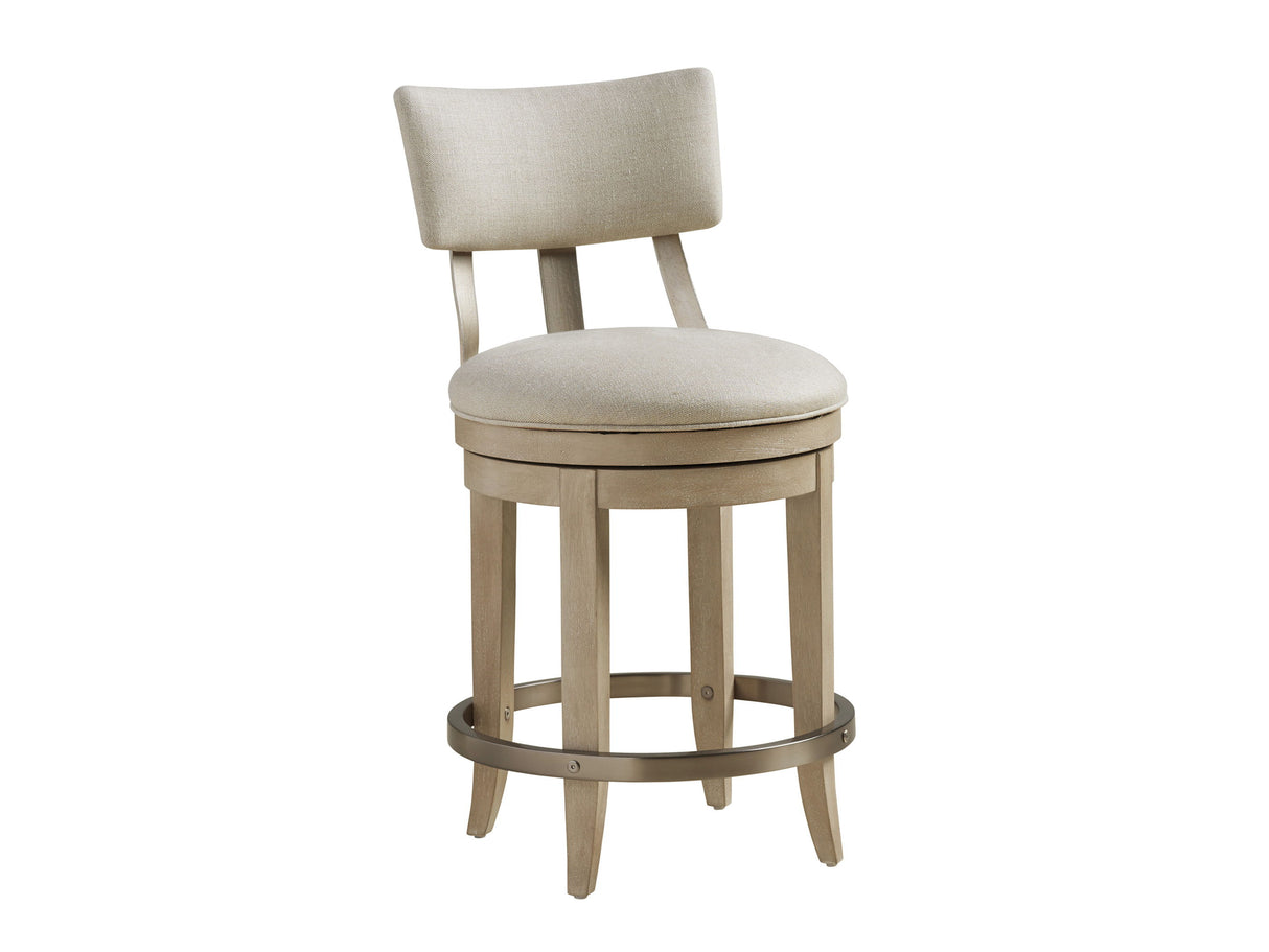 Malibu - Cliffside Swivel Upholstered Stool