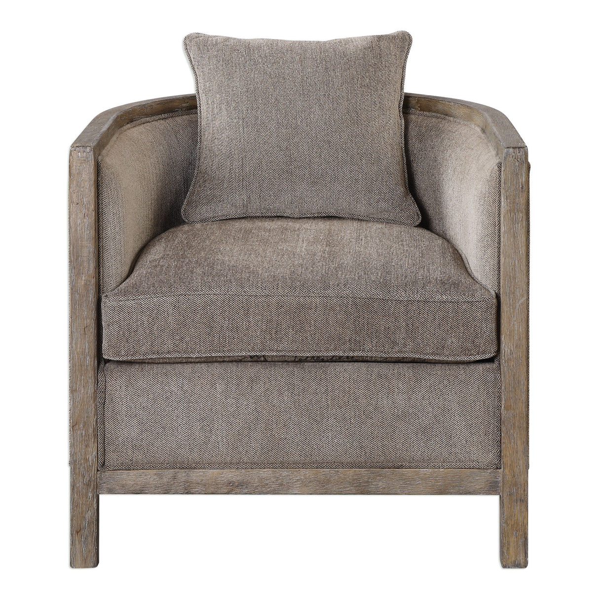 Viaggio - Chenille Accent Chair - Gray