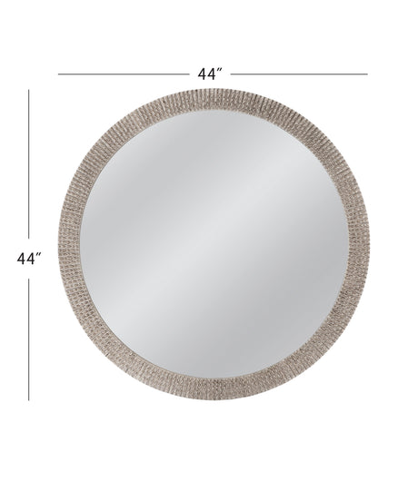 Beatrice - Wall Mirror - Pearl Silver