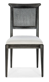 Charleston - Upholstered Seat Side Chair (Set of 2) - Black