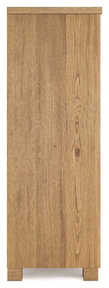 Galliden - Five Drawer Chest - Light Brown