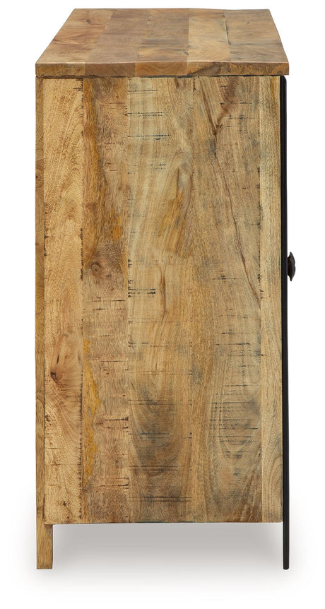 Camney - Accent Cabinet - Brown / Black