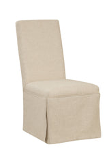 Skirted Parsons - Slip Cover Parsons Chair - Gray