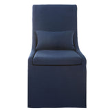 Coley - Armless Chair - Blue