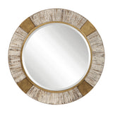 Reuben - Round Mirror - Gold