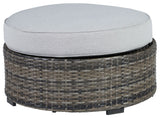 Harbor Court - Gray - Ottoman with Cushion