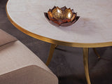 Signature Designs - Crystal Stone Round Table