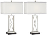 Reflections - Table Lamp - Silver Leaf