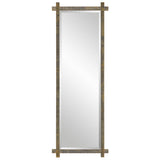 Abanu - Ribbed Gold Dressing Mirror