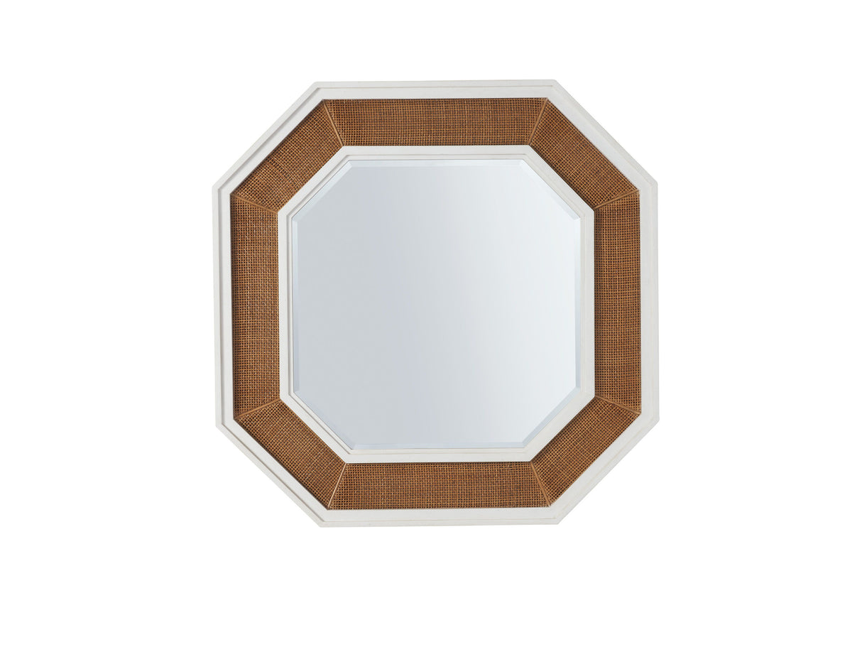 Laguna - Thalia Octagonal Mirror - Light Brown - Mirror & Wood