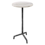 Puritan - White Marble Drink Table