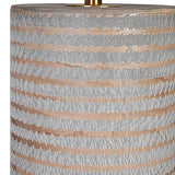 Chalice - Striped Table Lamp - Beige