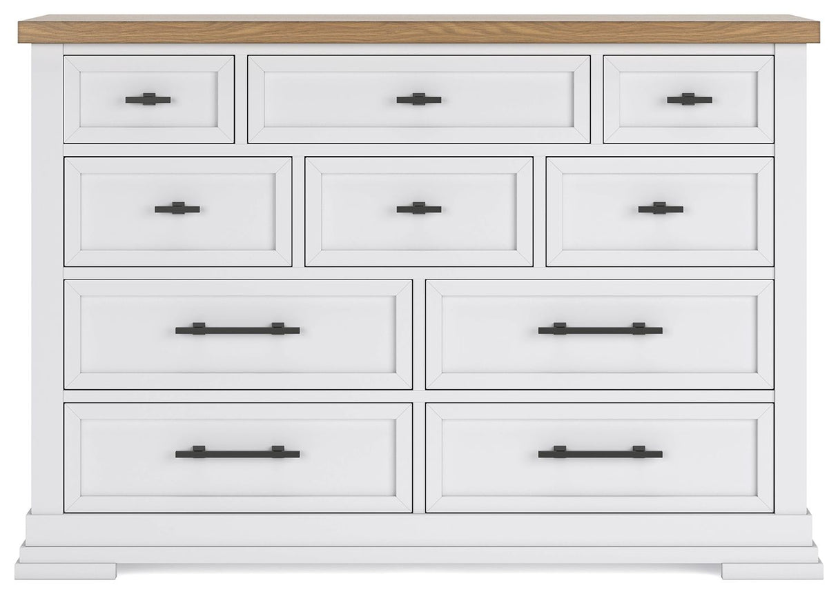Ashbryn - Dresser - White / Natural