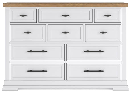 Ashbryn - Dresser - White / Natural