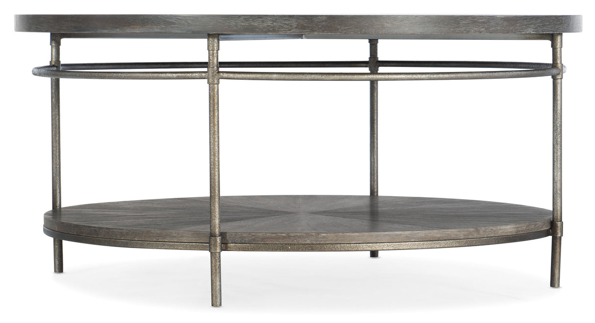 Commerce And Market - Round Cocktail Table - Gold