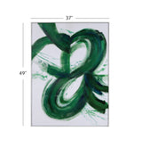 Twister Canvas Art - White