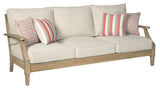Seabrook Island - Beige - Sofa with Cushion