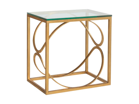 Metal Designs - Ellipse Rectangular End Table