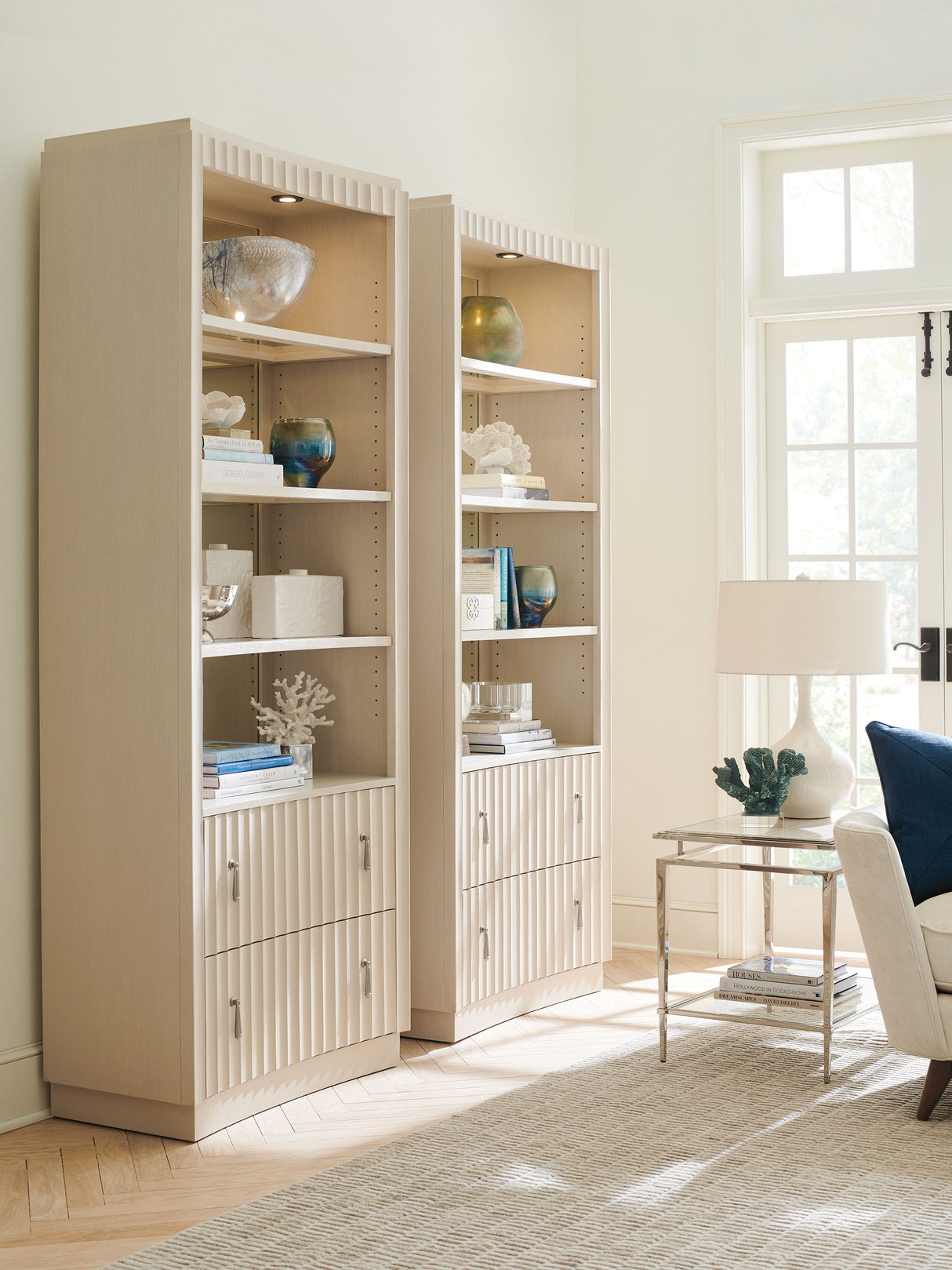 Cascades - Walden Bookcase - Beige