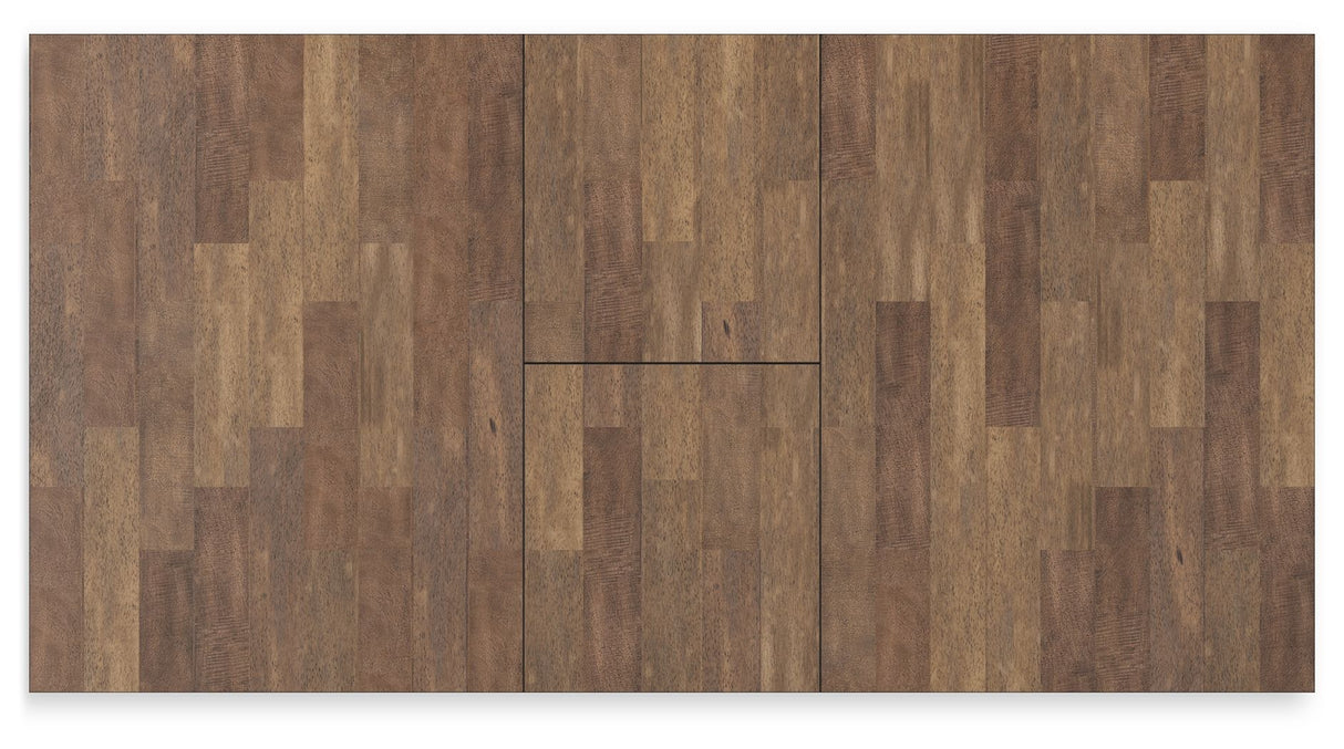 Wildenauer - Brown / Black - Rectangular Dining Extension Table